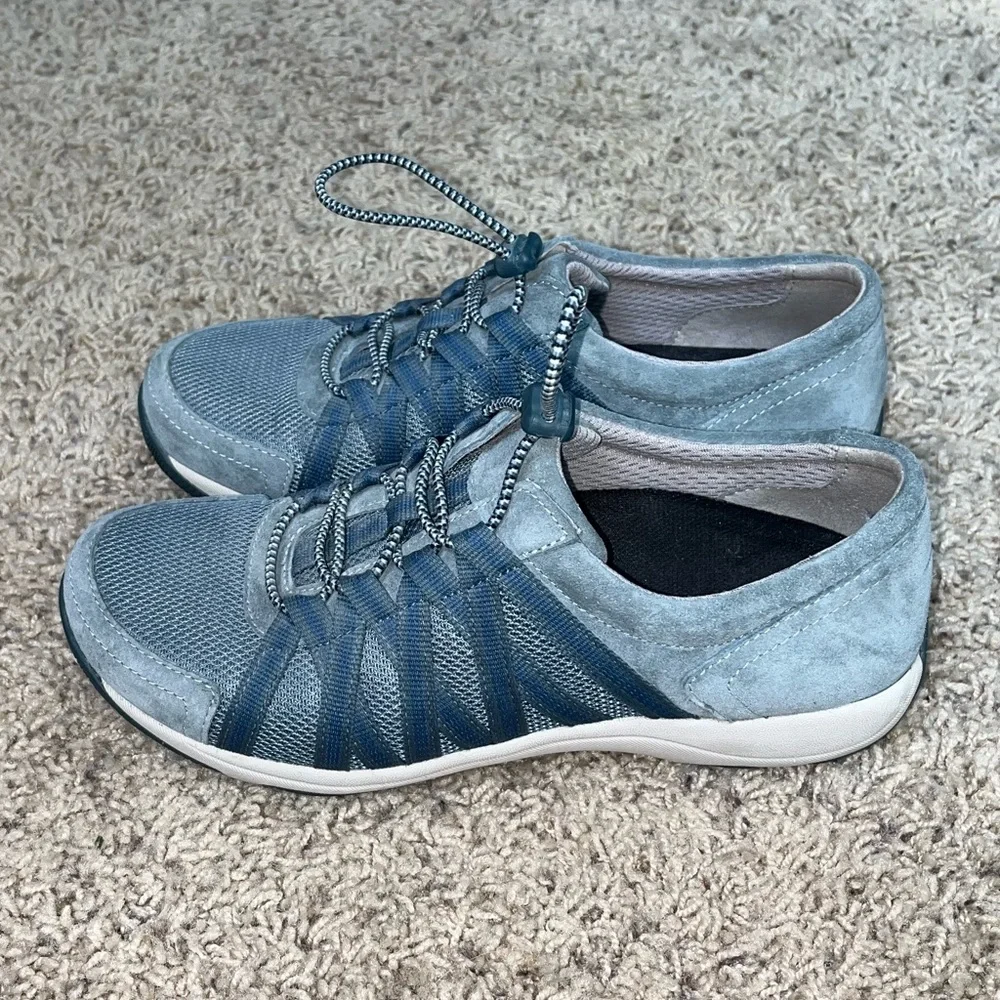 Dansko Honor Suede Blue Women Sneakers